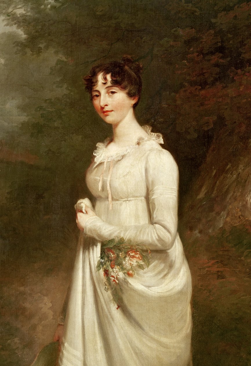 Portrait of Marcia. B. Fox (detail) by William Beechey