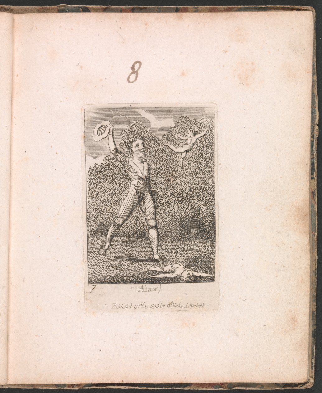 Alas, plate 9 from For Children. The Gates of Paradise by William Blake