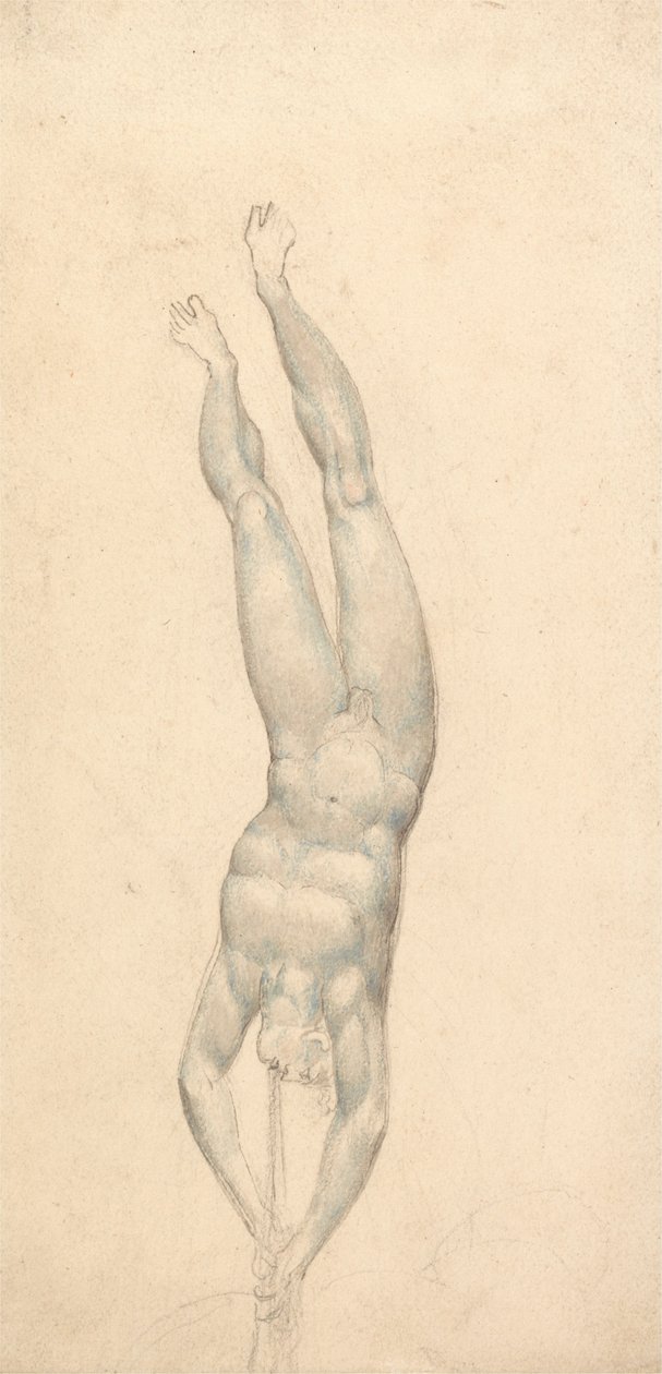 An Angel with a Trumpet by William Blake