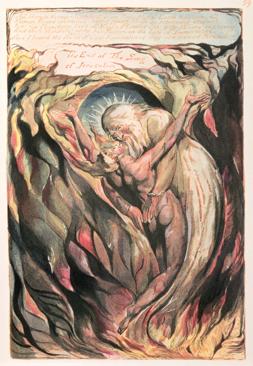 Jerusalem The Emanation of the Giant Albion: plate 99 All Human Forms by William Blake