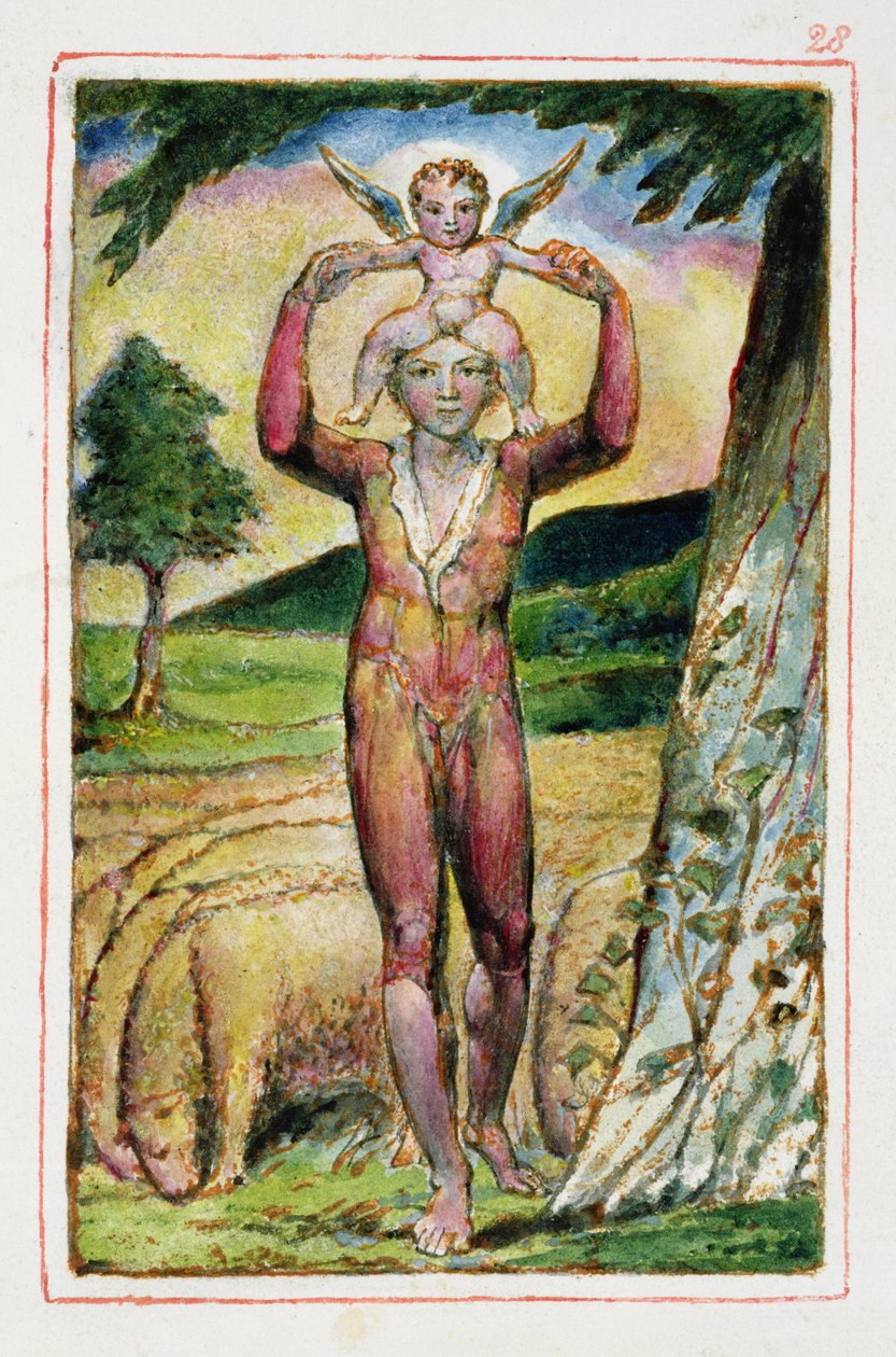 Frontispiece to Songs of Experience: Plate 28 from Songs of Innocence and of Experience (Copy AA) by William Blake