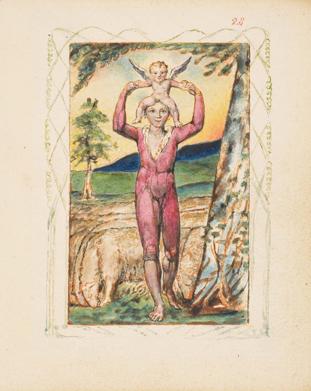 Songs of Experience: Frontispiece by William Blake