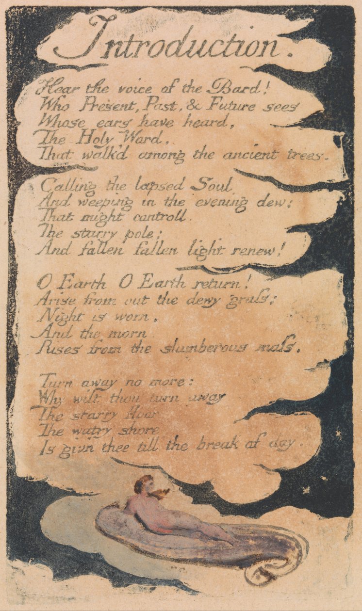 Songs of Innocence and of Experience, Plate 34 by William Blake
