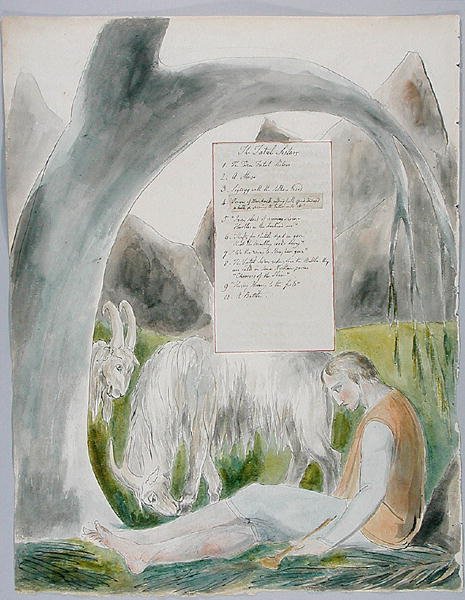 The Fatal Sisters, design 66 from The Poems of Thomas Gray by William Blake