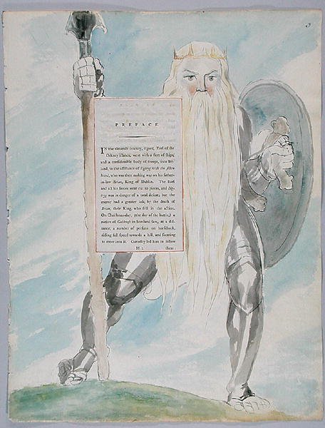 The Fatal Sisters, design 69 from The Poems of Thomas Gray by William Blake