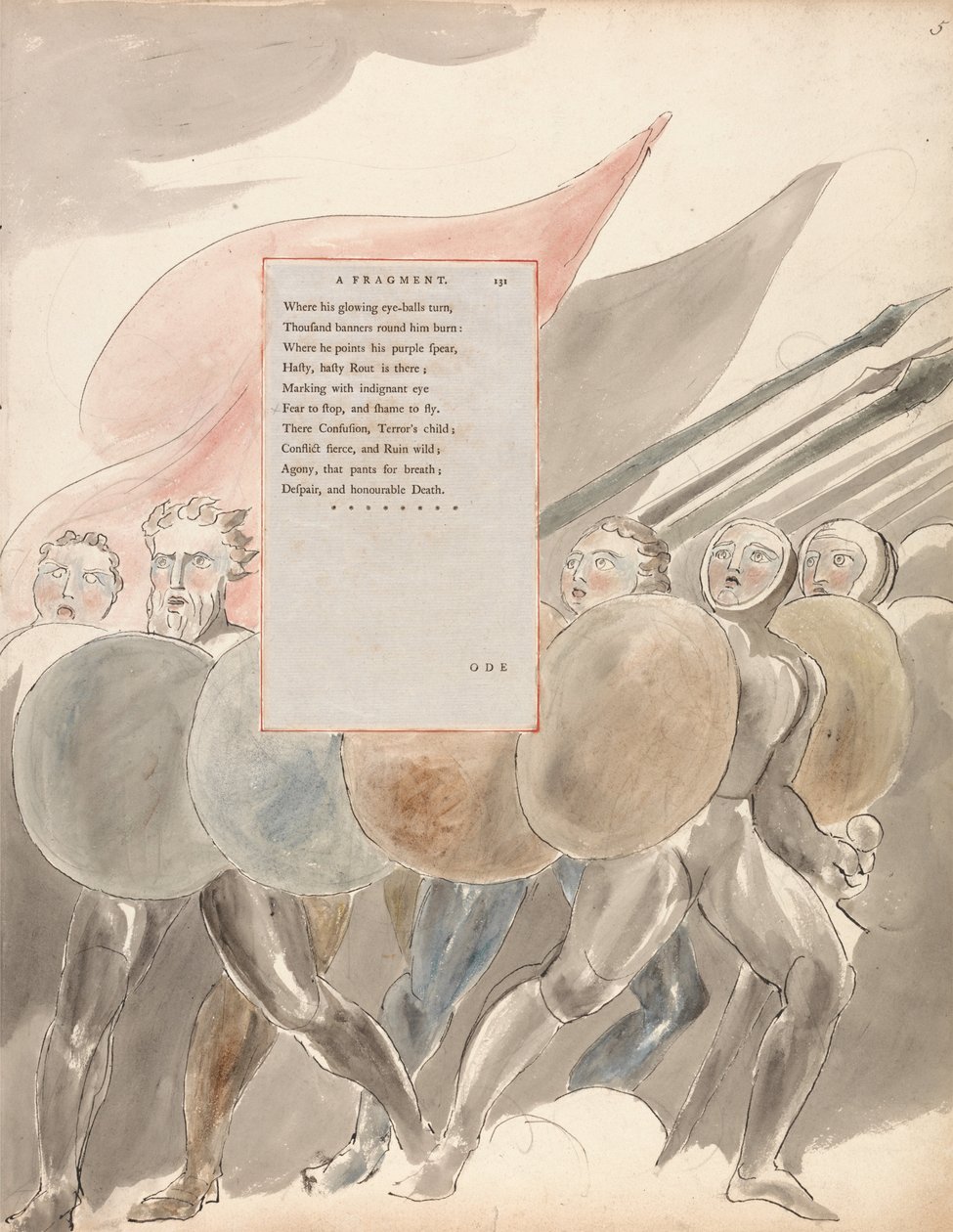 The Poems of Thomas Gray, Design 91 by William Blake