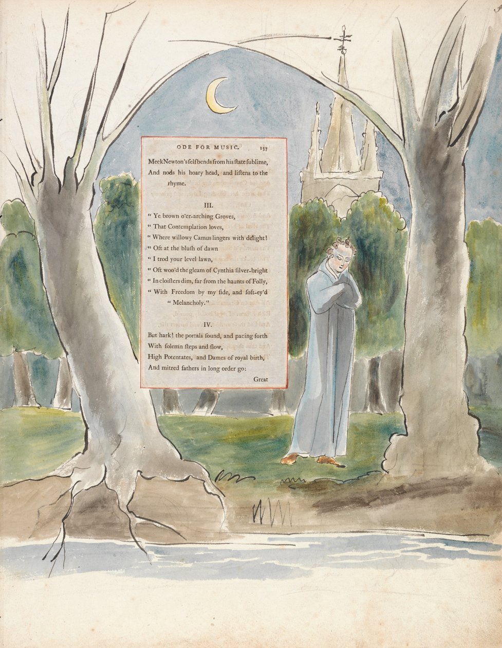 The Poems of Thomas Gray, Design 97 by William Blake