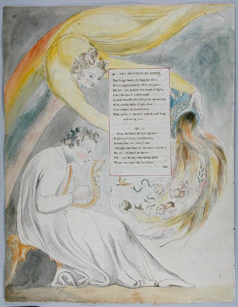 The Progress of Poesy, Design 50 from The Poems of Thomas Gray by William Blake