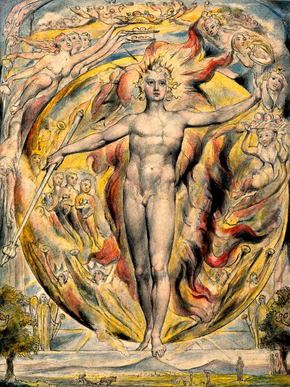 The Sun at His Eastern Gate by William Blake