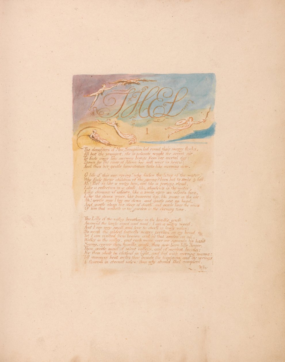 The Daughters of Mne Seraphim by William Blake