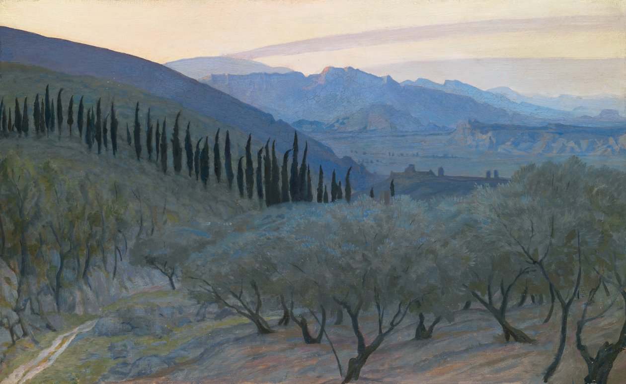 Sunrise, Umbria by William Blake Richmond