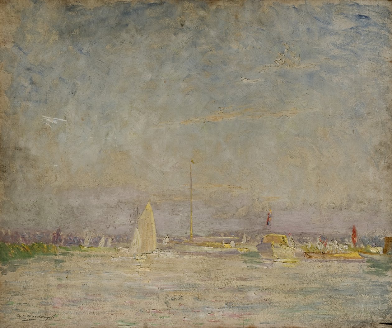 Early Evening on the Aut River by William Brown MacDougall