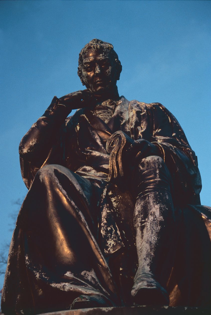 Statue of Dr. Edward Jenner (detail) by William Calder Marshall