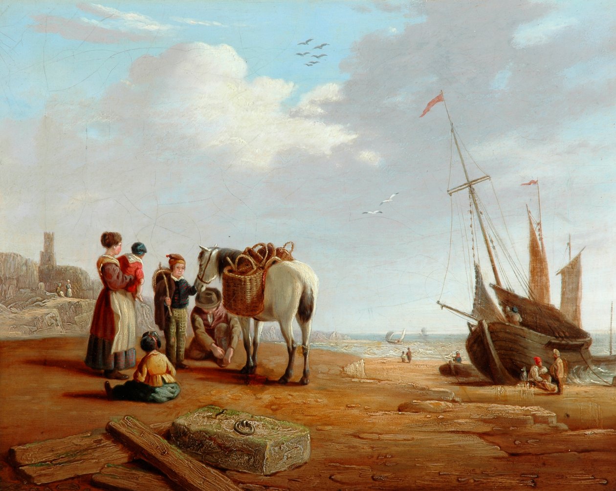 Italian Coast Scene by Clarkson Frederick Stanfield