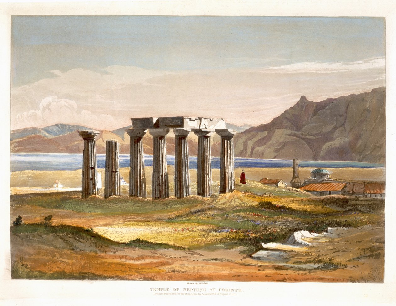 Temple of Neptune at Corinth, from Select Views of the Remains of Ancient Monuments In Greece, from Drawings taken on the spot by William Cole, 1833 by William Cole