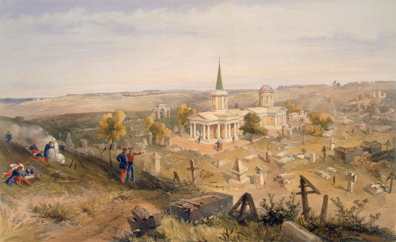 Quarantine Cemetery and Church, Plate from 