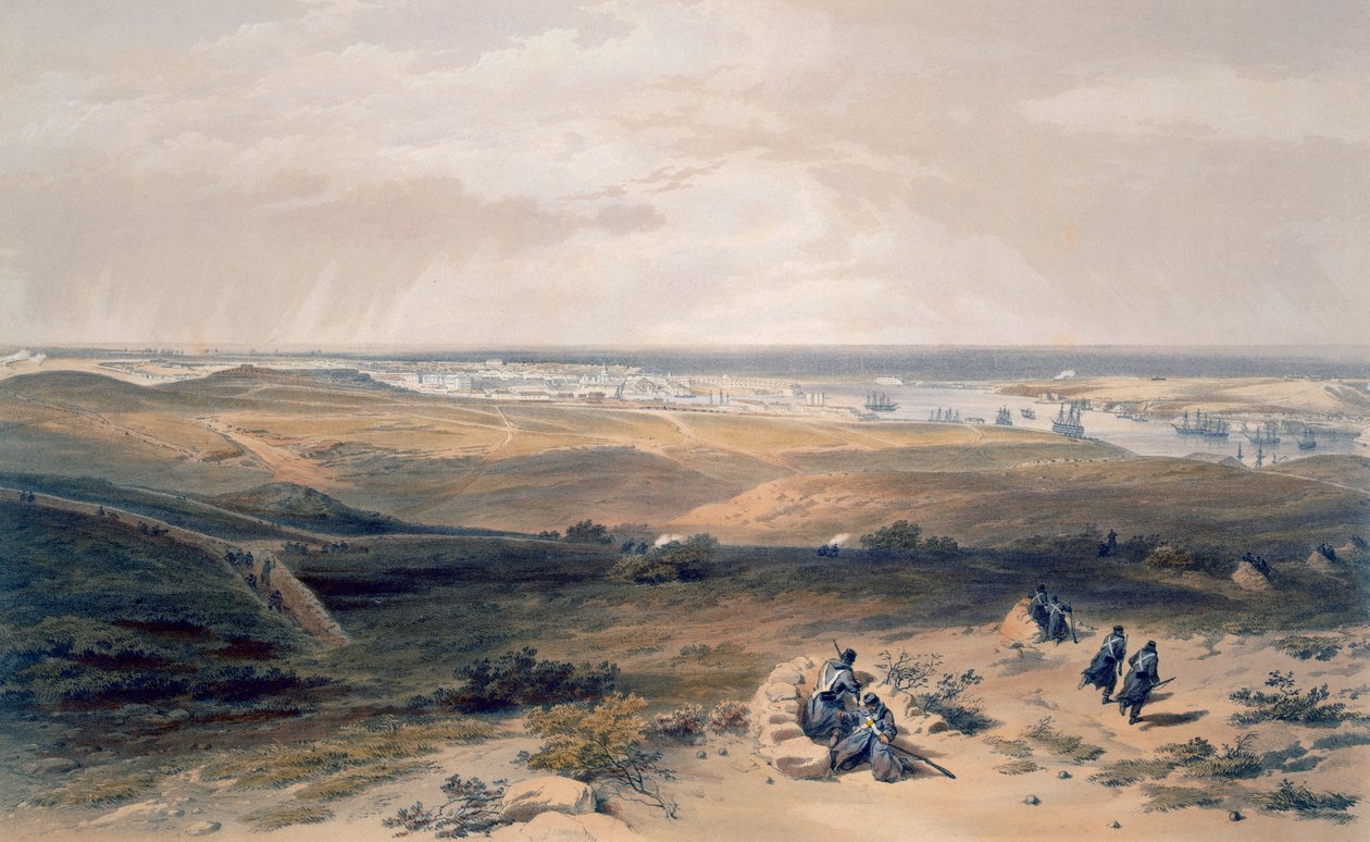 Sebastopol from the East, Plate from 