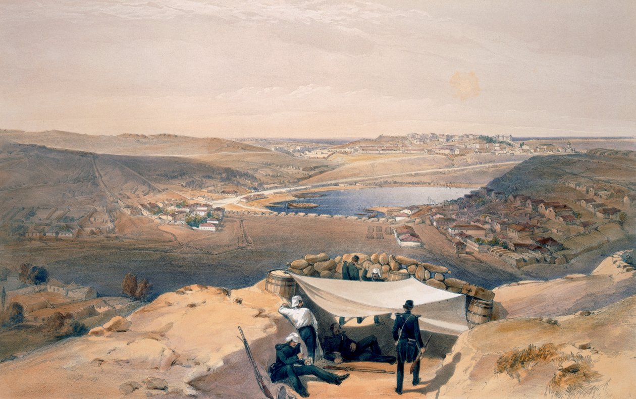 Town Batteries, or Interior Fortifications of Sebastopol, Plate from 