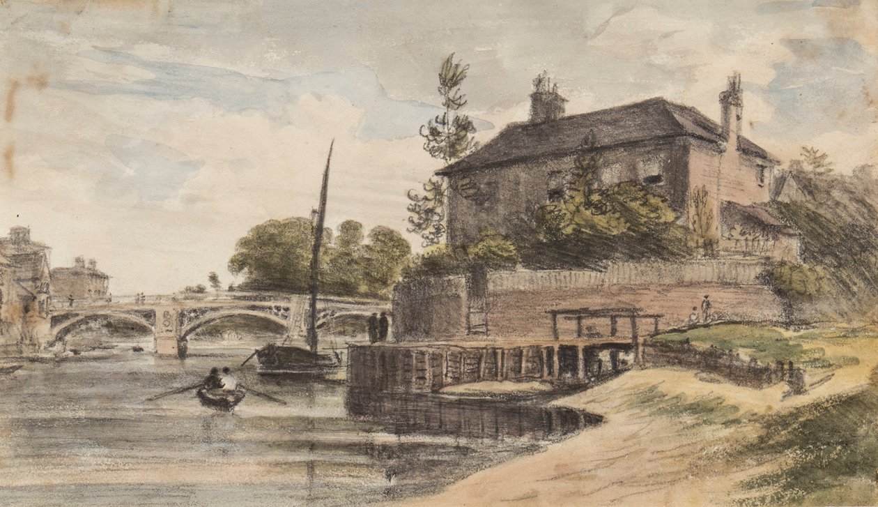 Windsor Bridge from the Meadow Going to Clewer, Mr Collins