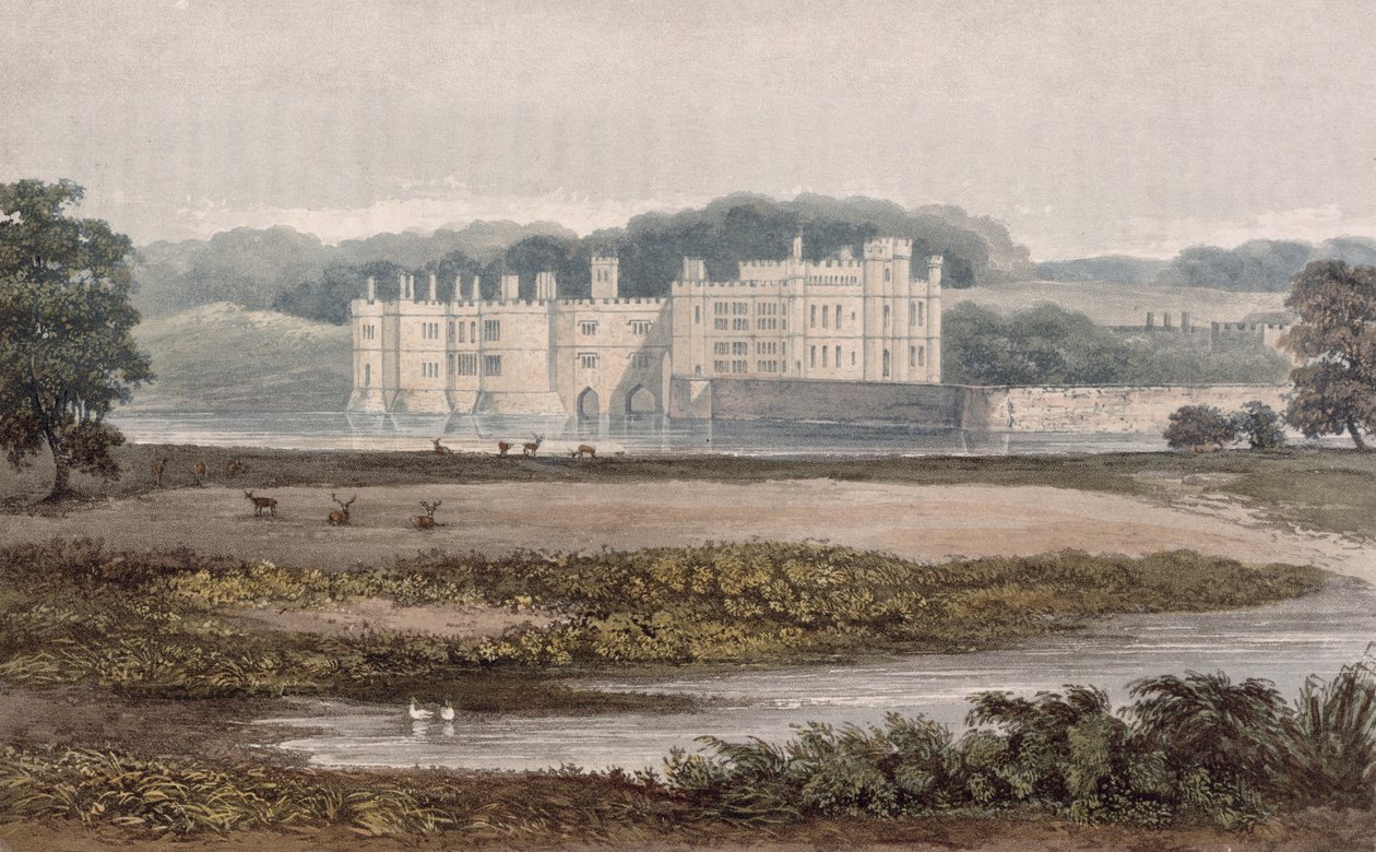 Leeds Castle, from R. Ackermann