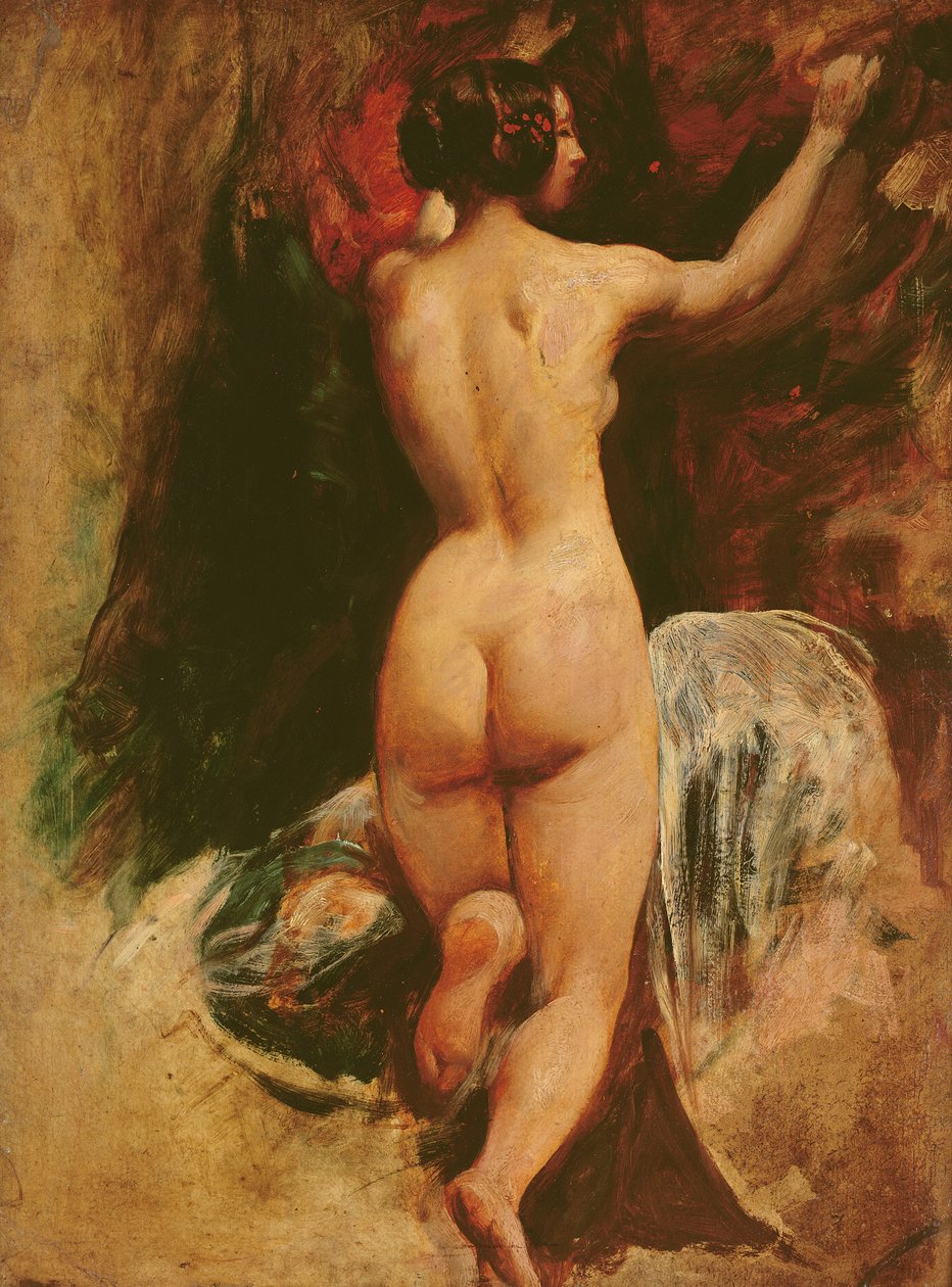 Female Nude Seen from the Back by William Etty