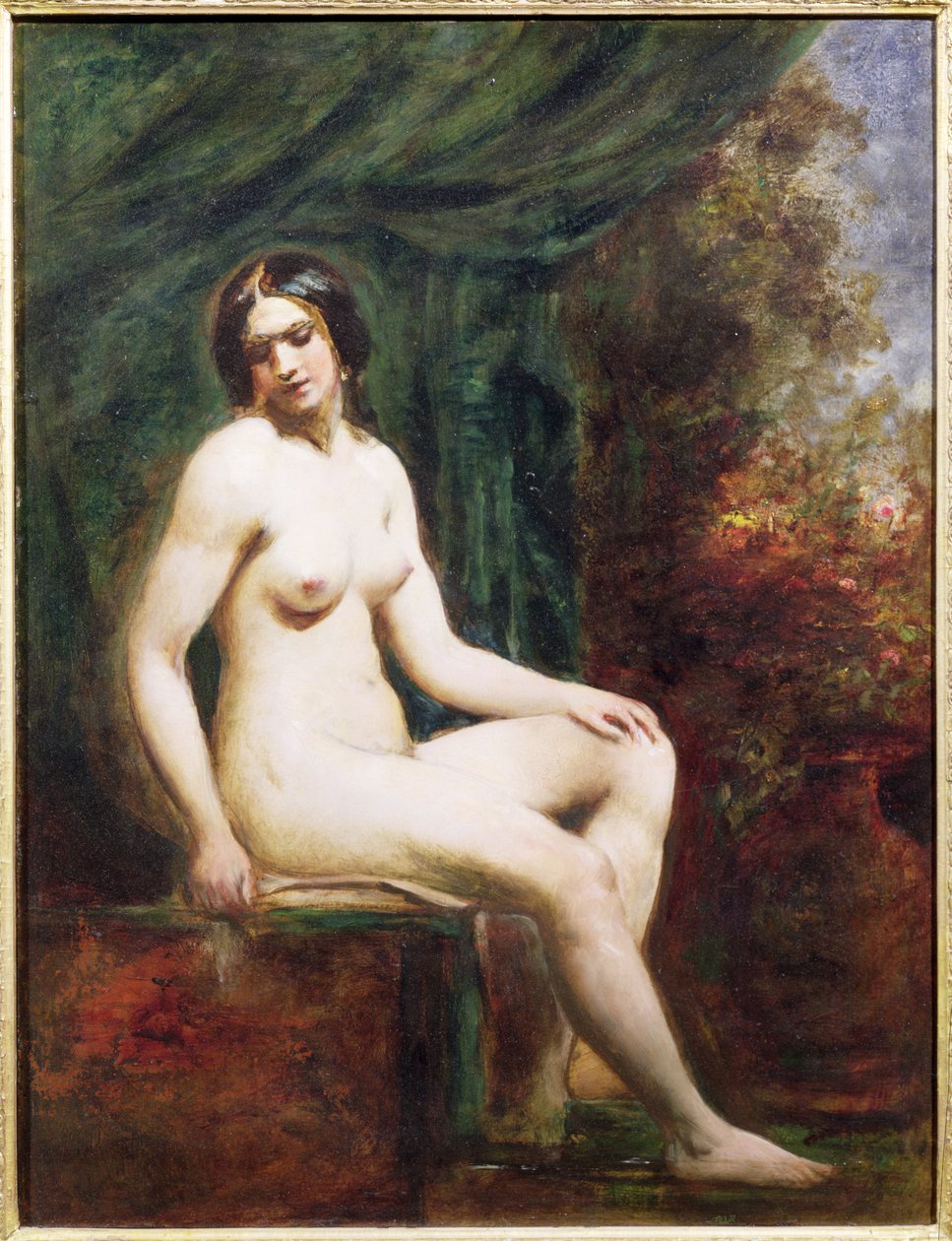 Seated Female Nude by William Etty