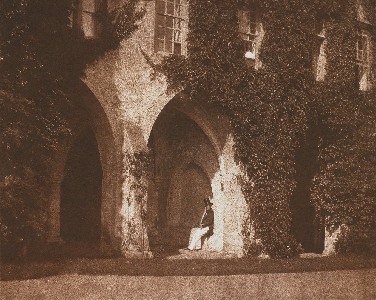 Cloisters of Lacock Abbey by William Henry Fox Talbot