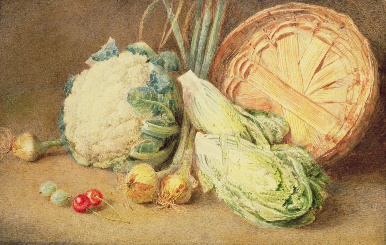 A Still Life of Vegetables by William Henry Hunt