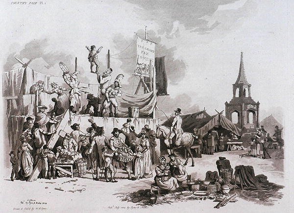 Country Fair, from Microcosm, Vol.II, engraved by J. Hill by William Henry after Pyne