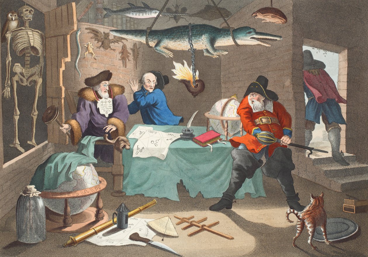 Hudibras Beats Sidrophel and His Man Whachum by William Hogarth