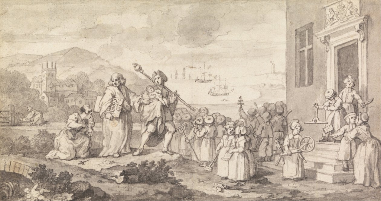 Study for the Foundlings by William Hogarth