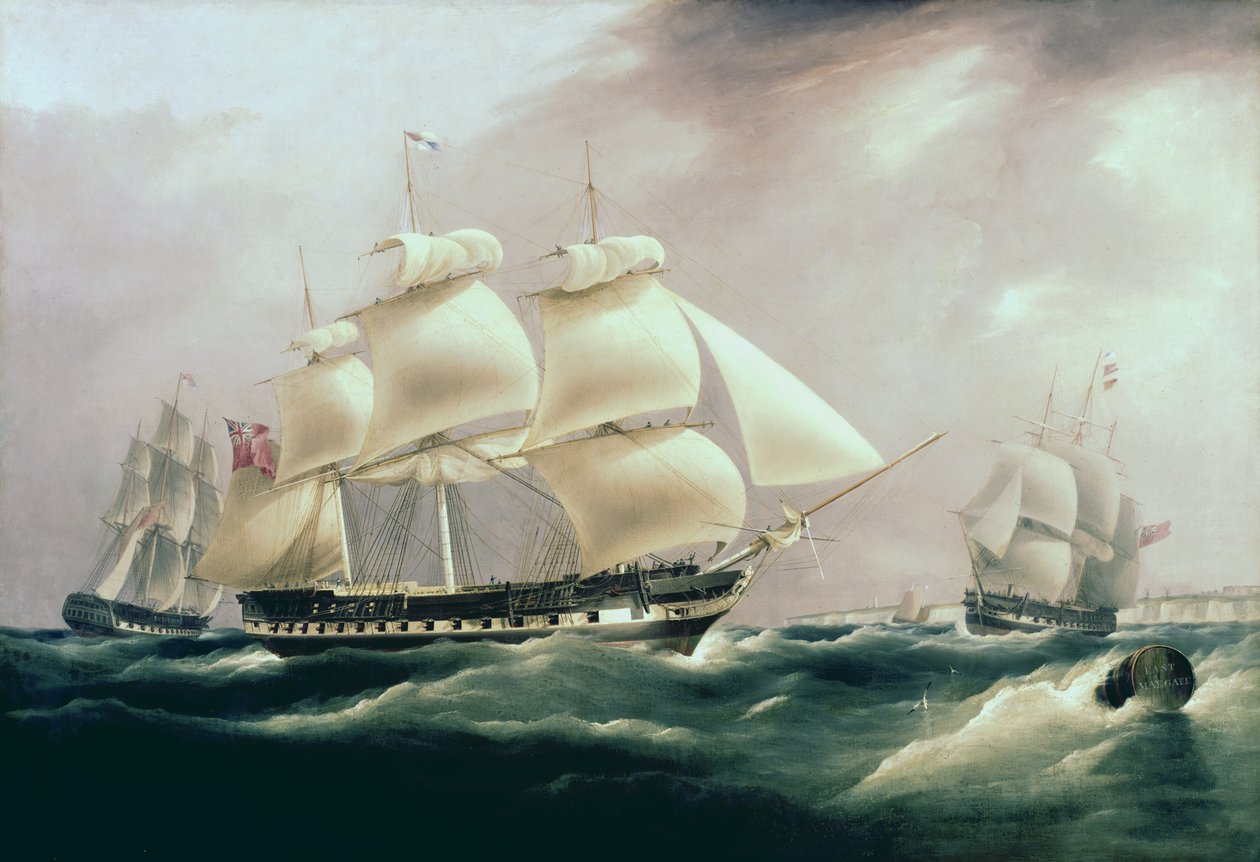 East Indiaman Herefordshire, 1815 by William John Huggins