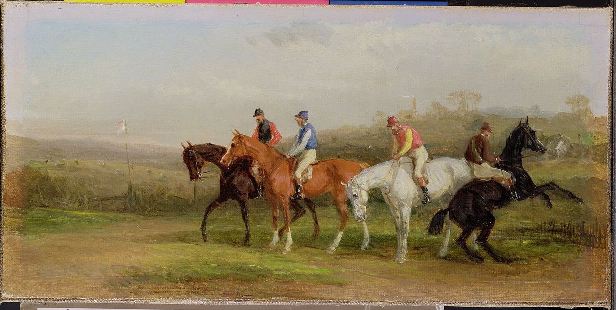Steeplechasing: At the Start by William Joseph Shayer