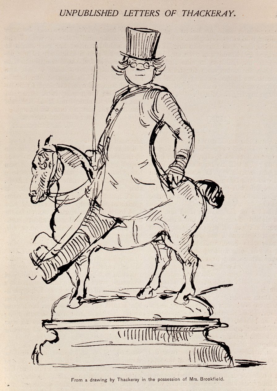 Caricature Self Portrait of the Author, illustration from 