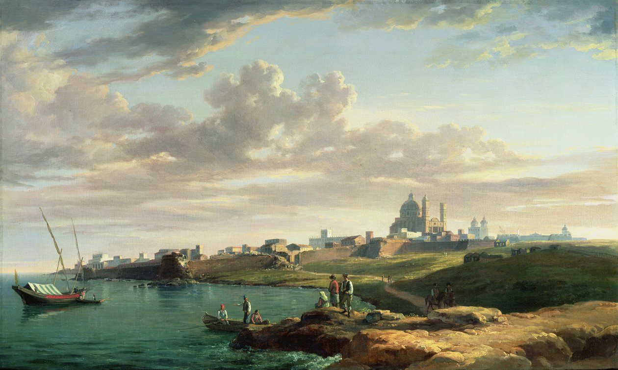 A View of Montevideo by William Marlow