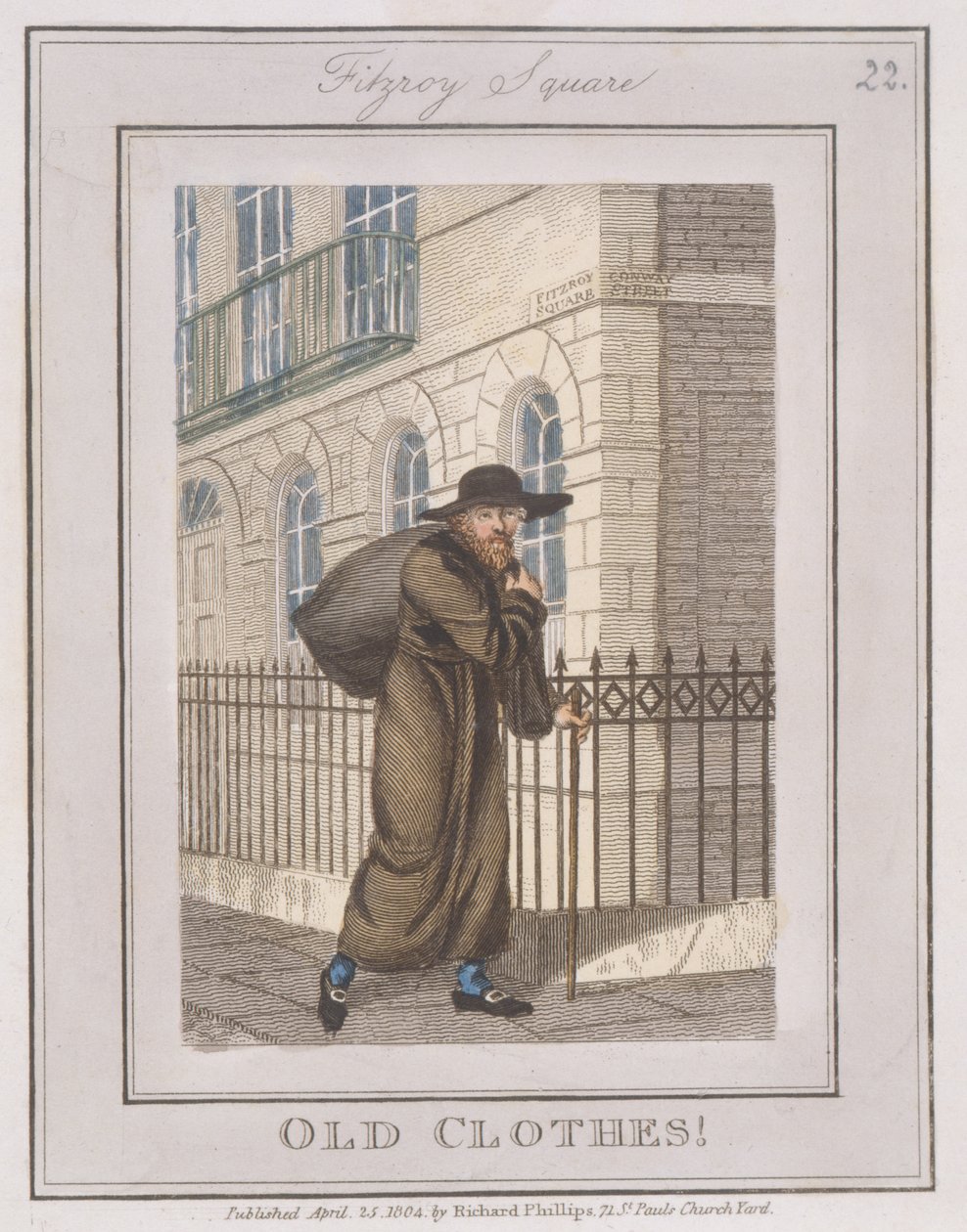 Old Clothes, from Description of the Plates, Representing the Itinerant Traders of London by William Marshall after Craig