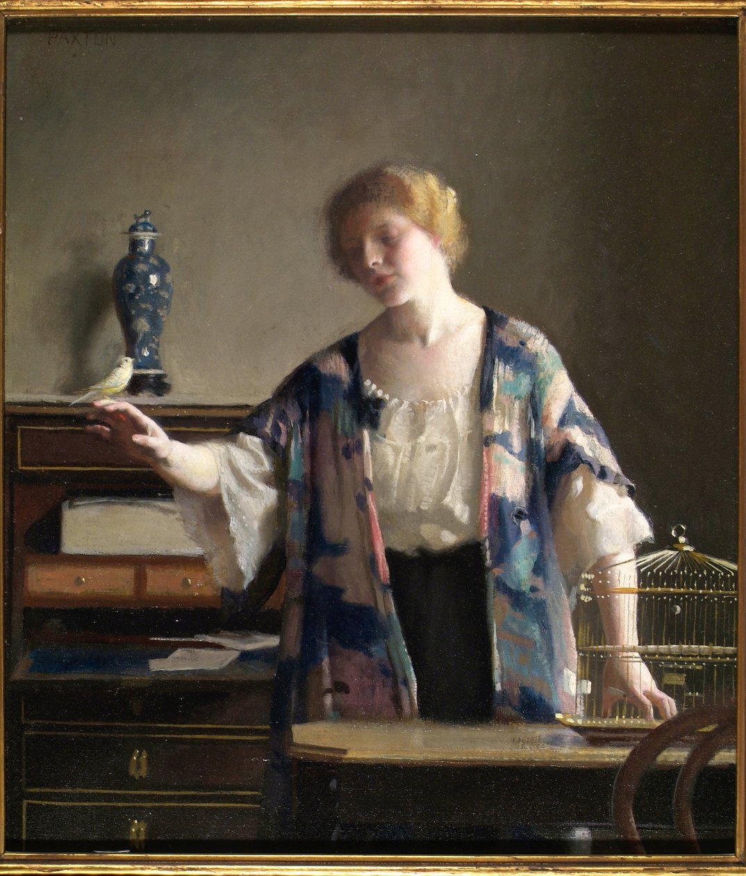 The Canary, 1913 by William McGregor Paxton