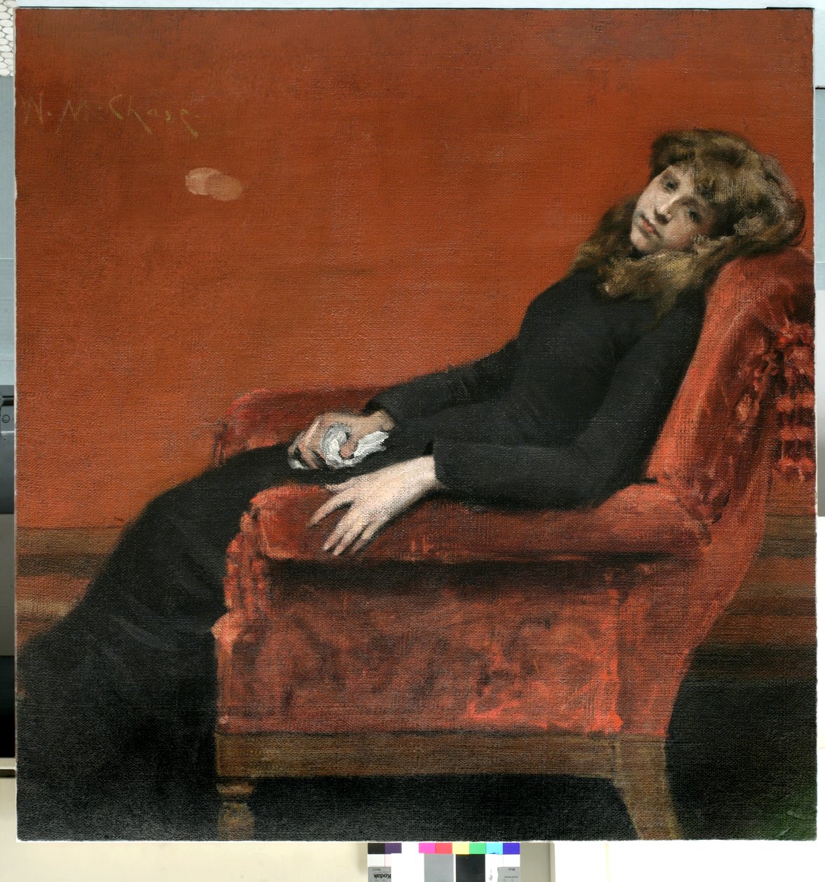 The Young Orphan by William Merritt Chase