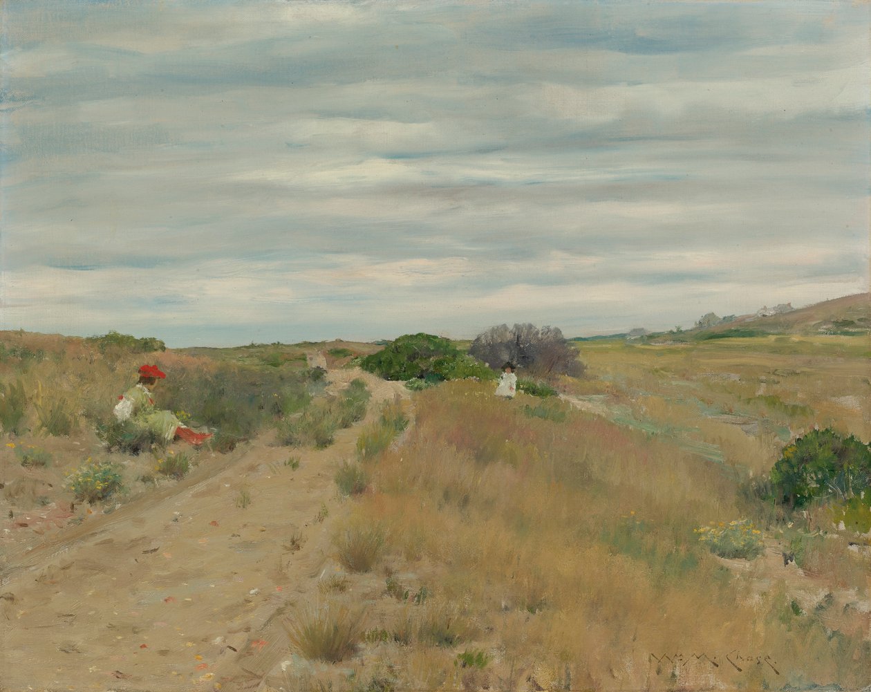 The Old Sand Road by William Merritt Chase