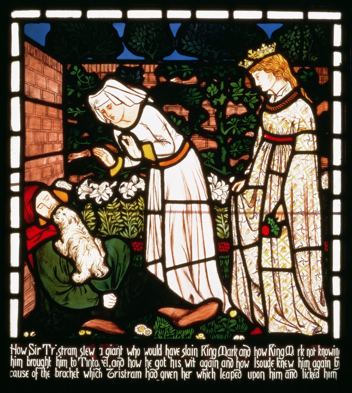 Sir Tristan is recognized by Isolde the Fair