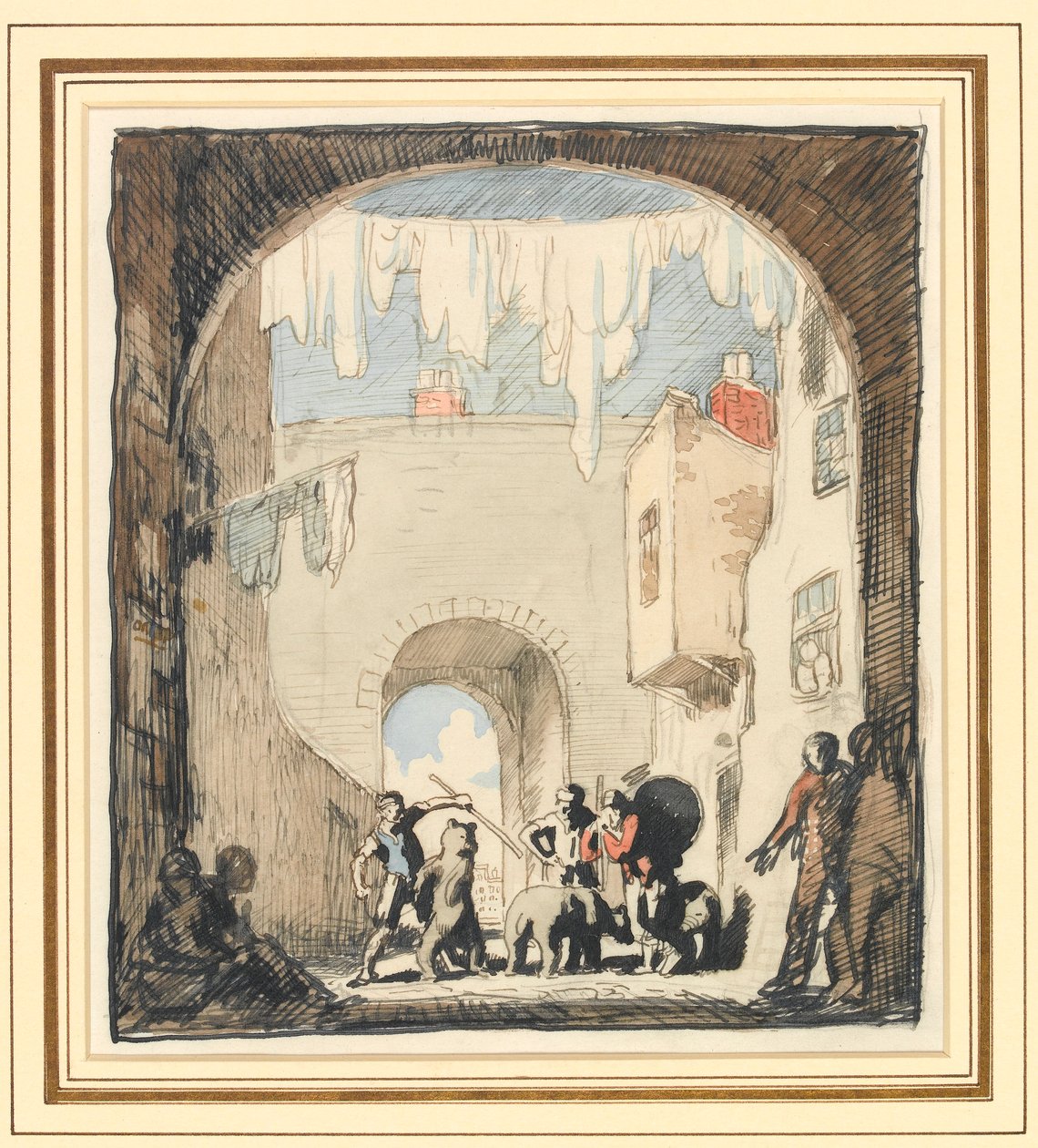 A Street Scene by William Orpen