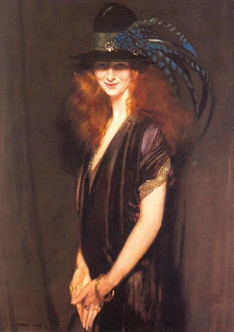 Bridgit - A Picture of Miss Elvery Beatrice Elvery by William Orpen