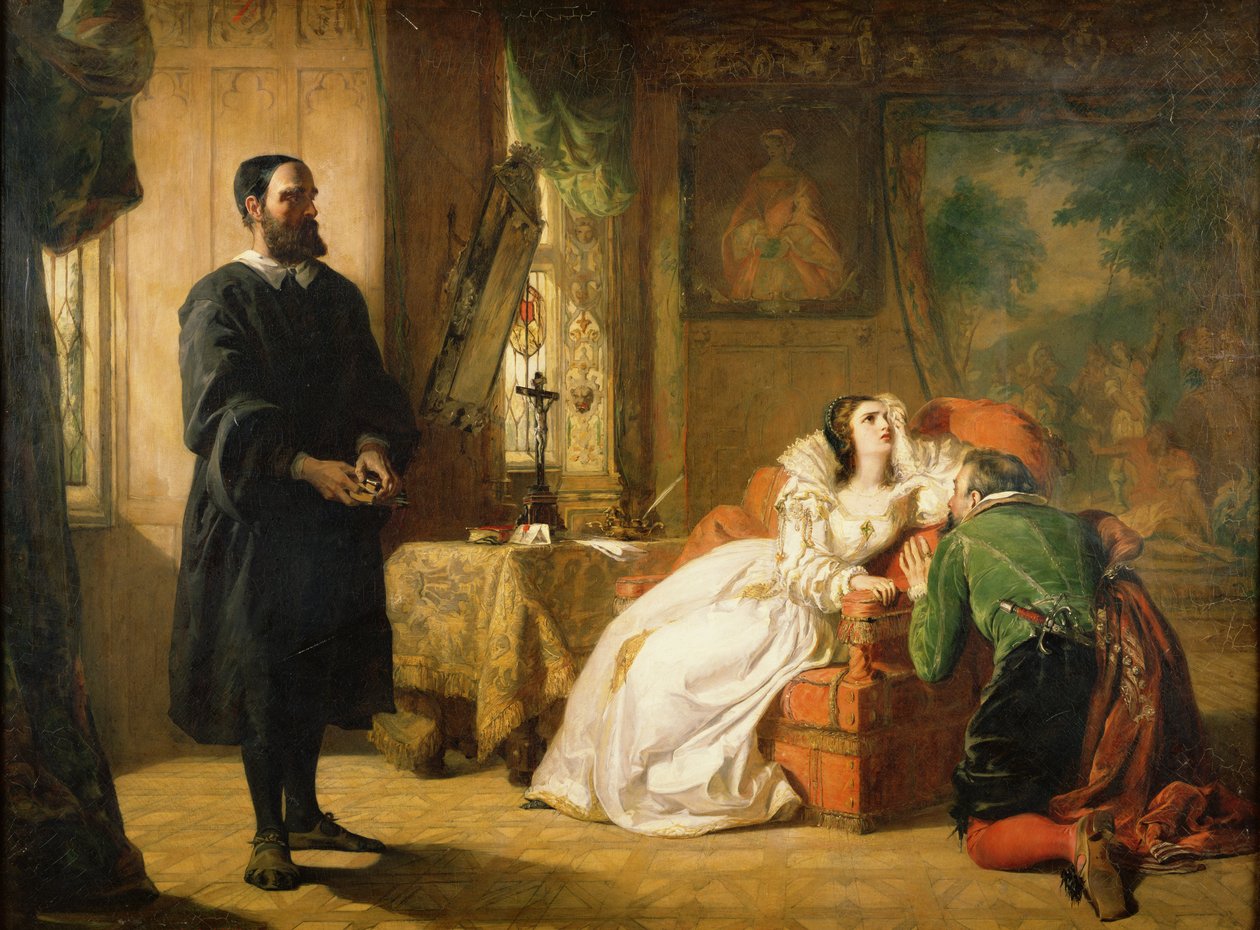 John Knox Reproving Mary, Queen of Scots, Mid-19th Century by William Powell Frith