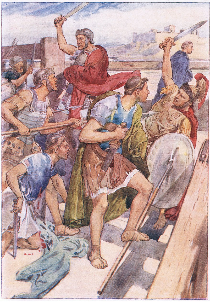 The pursuit of Caius Gracchus by William Rainey