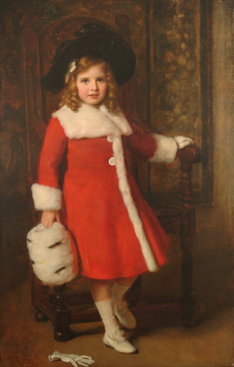Portrait of Clarice Honor Edwards by William Robert Symonds