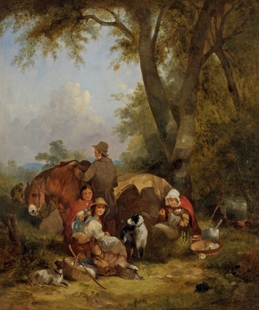 Gypsy Encampment by William Snr. Shayer