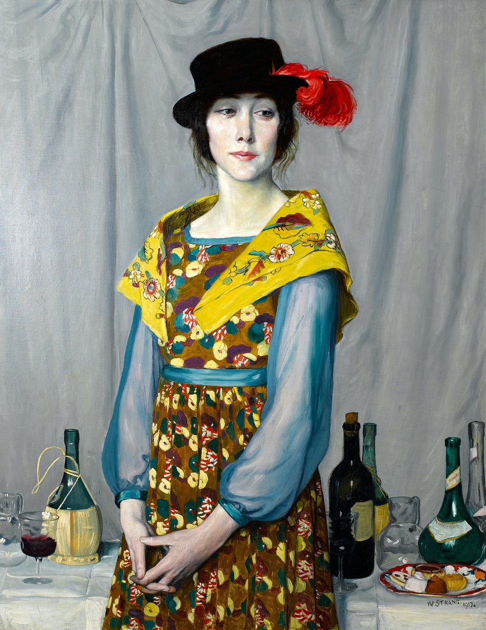 The Buffet, 1917 by William Strang