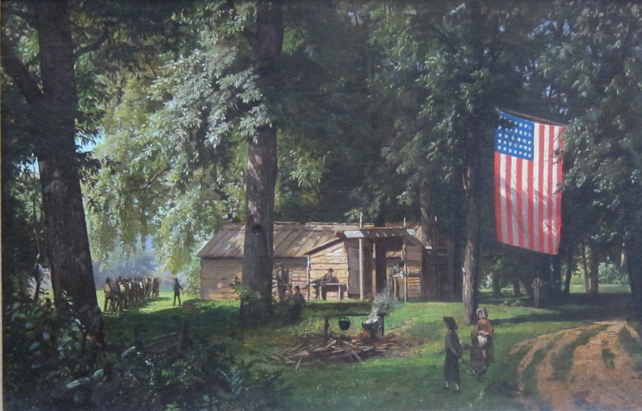 Recruiting Station Bethlehem by William Trost Richards