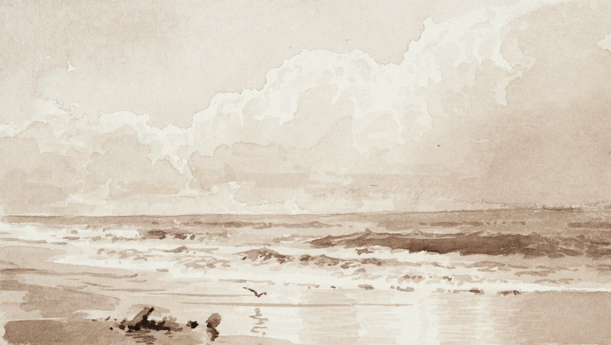 Seascape with Bird by William Trost Richards