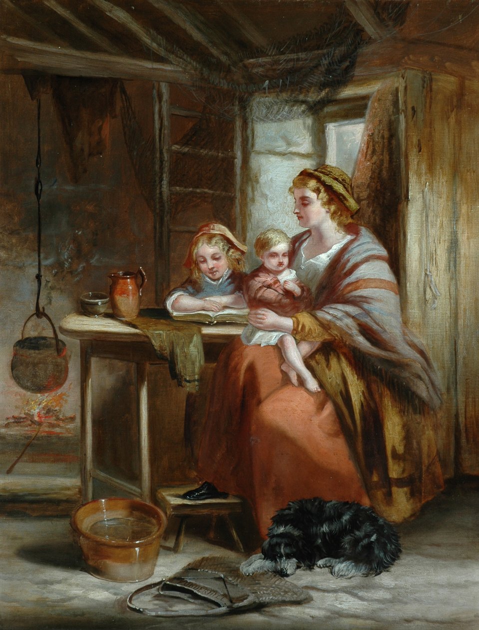 Interior of Cottage by William Underhill